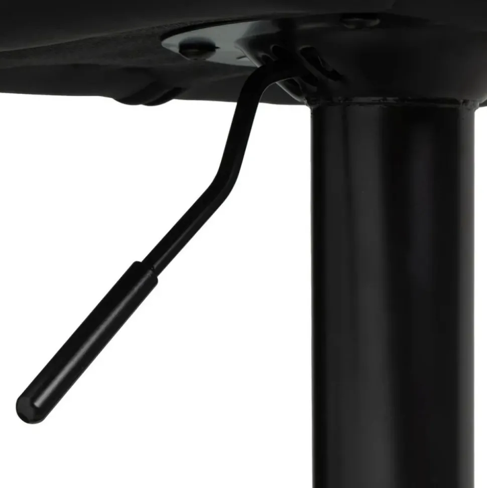 Hoker czarny skórzano-metalowy 105 cm