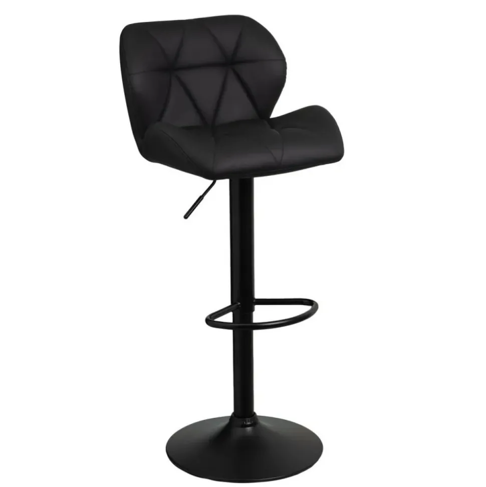 Hoker czarny skórzano-metalowy 105 cm