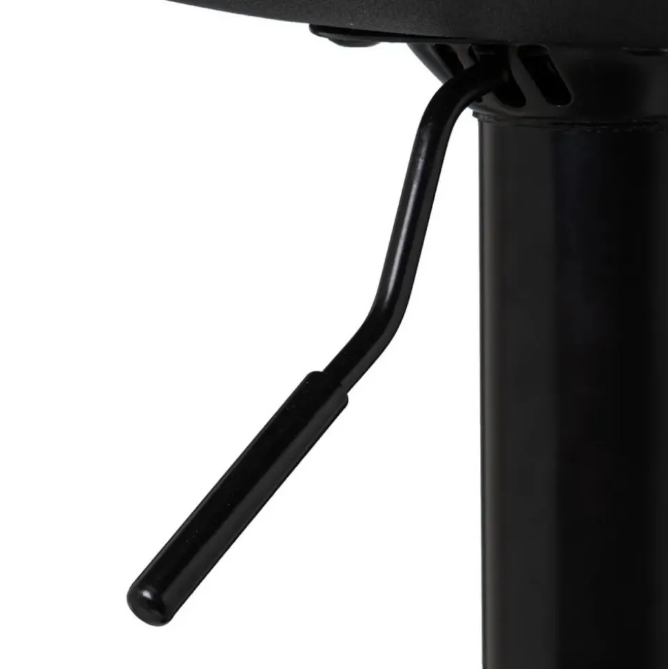 Hoker regulowany czarny skórzano-metalowy 104 cm