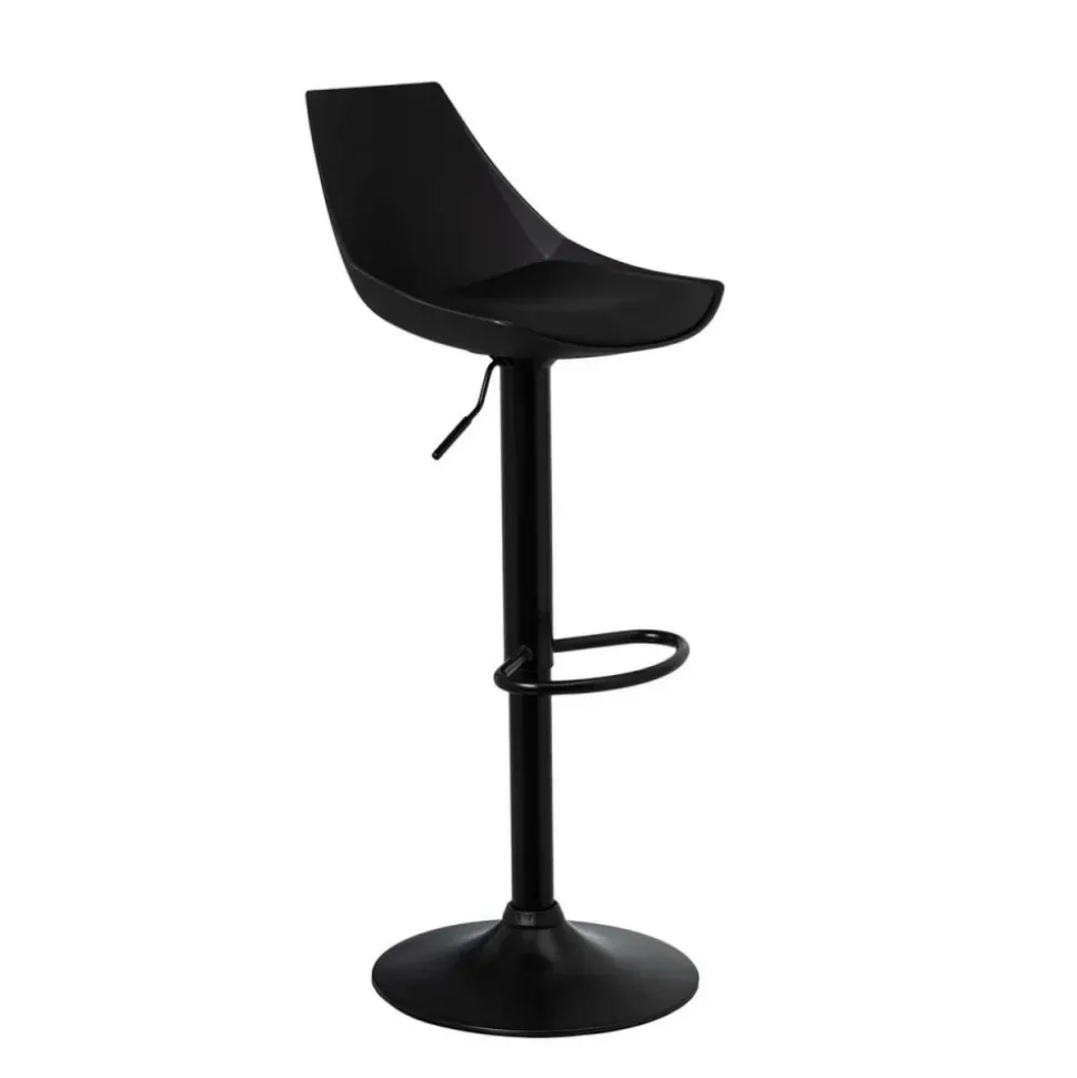 Hoker regulowany czarny skórzano-metalowy 104 cm