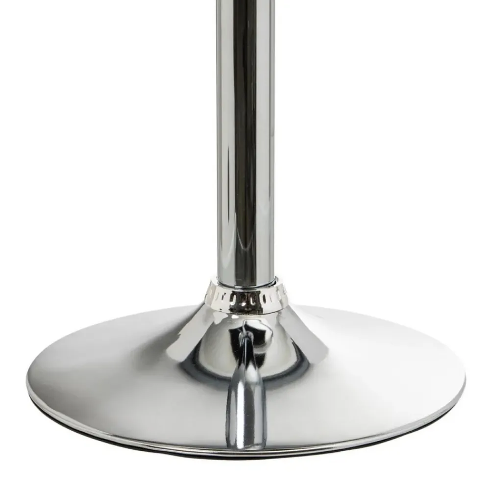 Hoker biały skórzano-metalowy 113 cm * HowHomely Discount