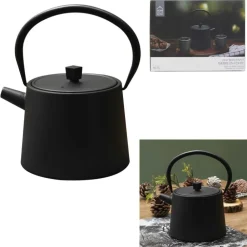 Imbryk żeliwny TETSU 900 ml czarny * HowHomely