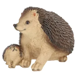 Jeż z małym jeżykiem figurka h10,8 cm * Esschert Design New