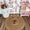 Jutowy dywan dla dzieci Bear 100 cm * Atmosphera