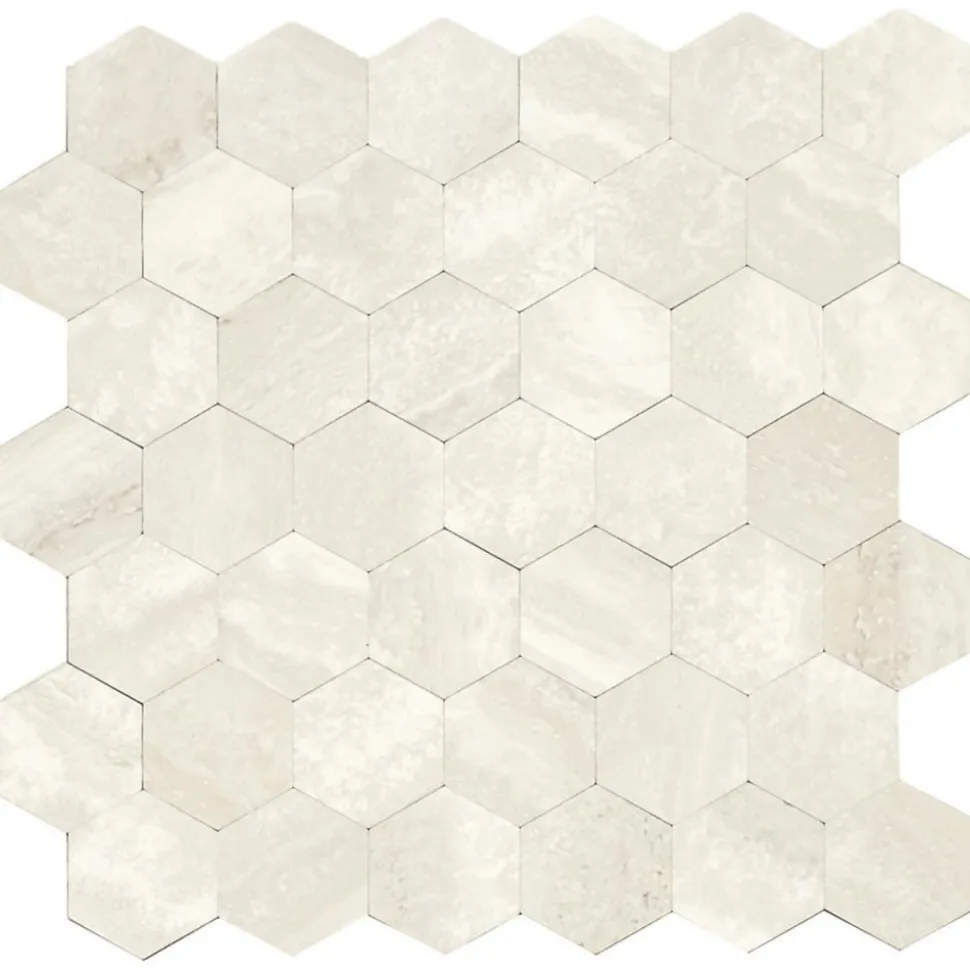 Kafelek samoprzylepny trawertyn mini plaster miodu 31,2x31,5 cm