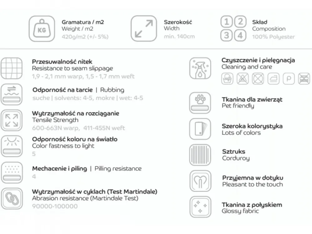 Kanapa rozkładana Cotonn Modullo 01 kremowa * Eltap Best