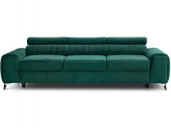 Kanapa z funkcją spania Laurence Nube 35 ciemno zielona * Eltap Discount