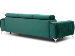 Kanapa z funkcją spania Laurence Nube 35 ciemno zielona * Eltap Discount
