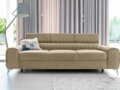 Kanapa z funkcją spania Laurence Nube 20 beżowa * Eltap Discount