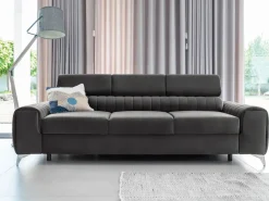 Kanapa z funkcją spania Laurence Nube 5 ciemno szara * Eltap Online
