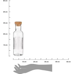 Karafka na wodę butelka z korkiem 1000 ml
