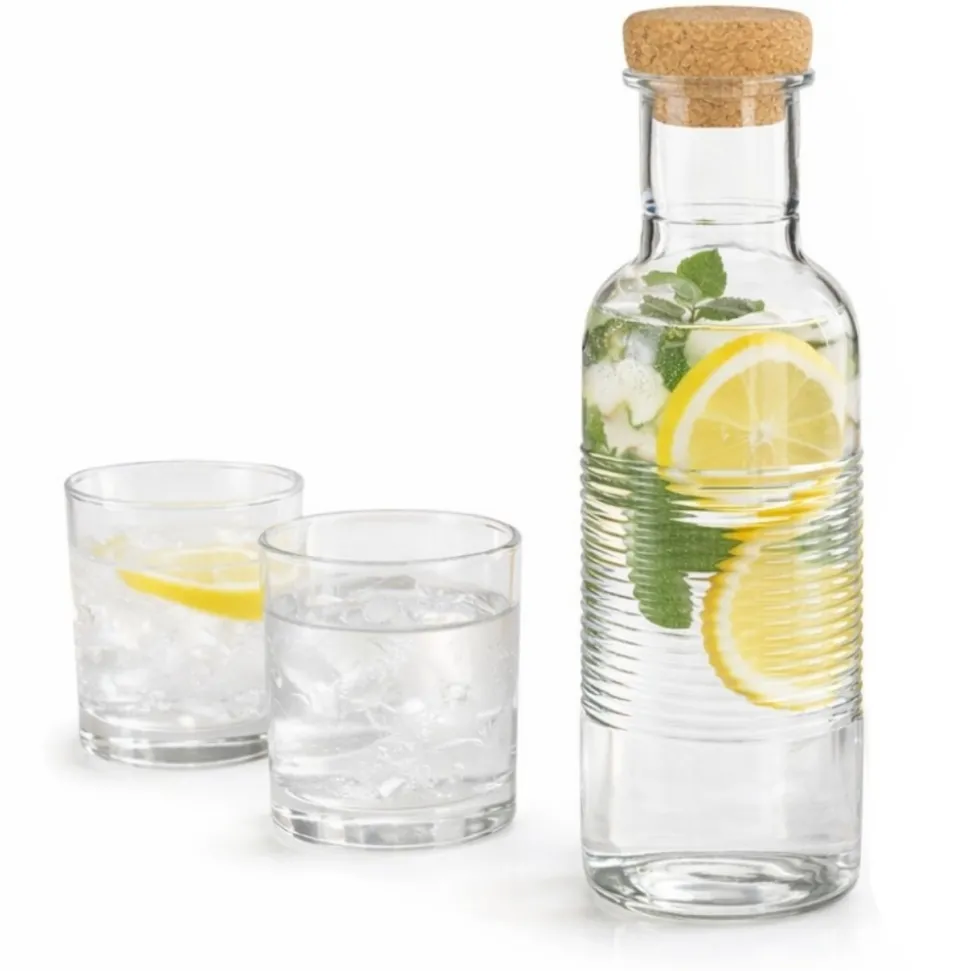 Karafka na wodę butelka z korkiem 1000 ml