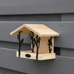 Karmnik dla ptaków ozdobny ścienny 24,5x18,3 cm * Esschert Design Hot
