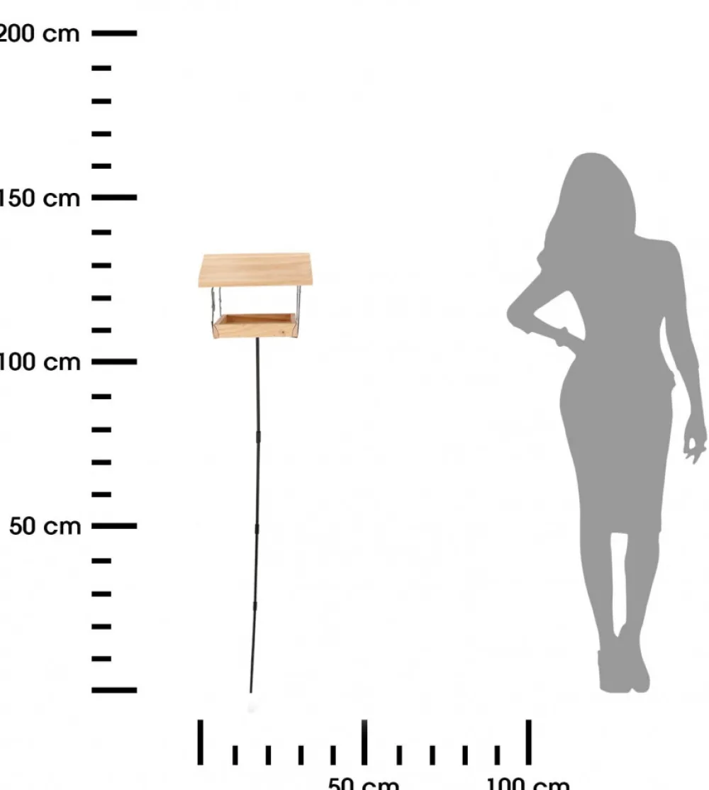 Karmnik dla ptaków ozdobny stojący 131 cm * Esschert Design New
