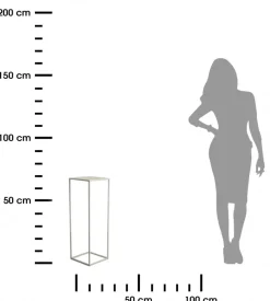 Kaszmirowy kwietnik stojący 70 cm