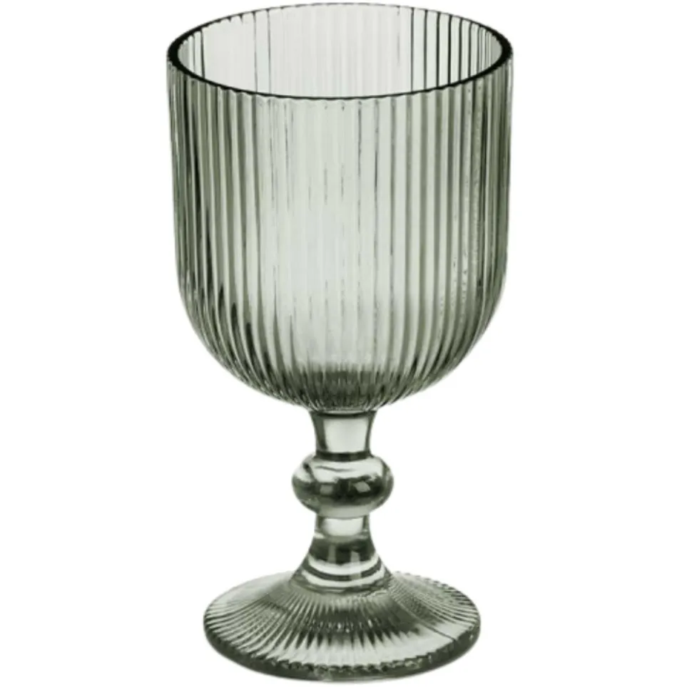 Kieliszek 370 ml prążkowany zielony