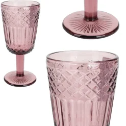 Kieliszek do wina 300 ml – różowy * Siaki Collection Outlet