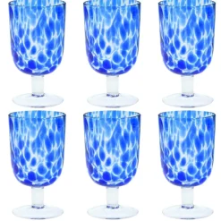 Kieliszki do wina 380 ml 6 szt. Colorburst Blue