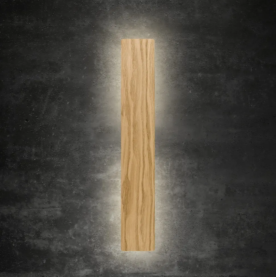 Kinkiet TAVOLA Brązowy Drewno 2xG9 80cm