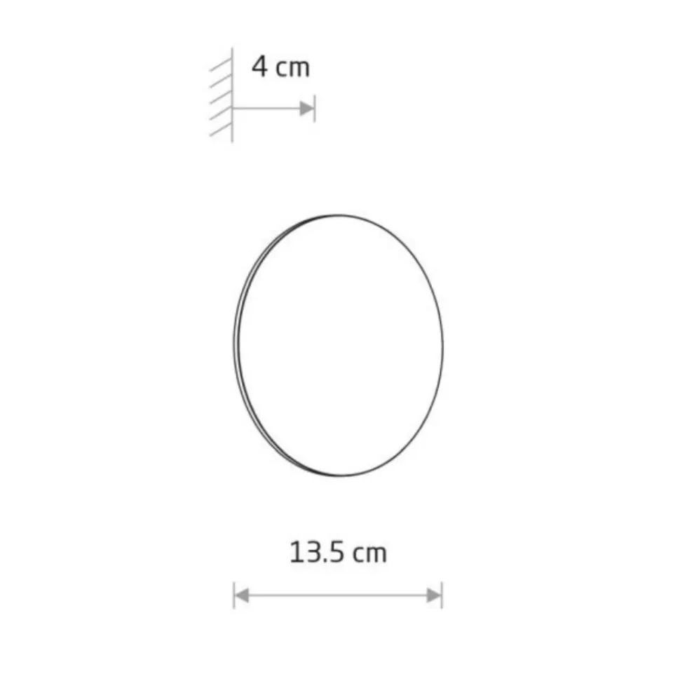 Kinkiet ARIA LED S beżowy 6W 3000K