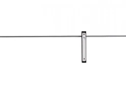Kinkiet IMPULSE LED M czarny z włącznikiem 3000K