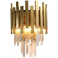 Kinkiet kryształowy ASPEN GOLD 2xE14