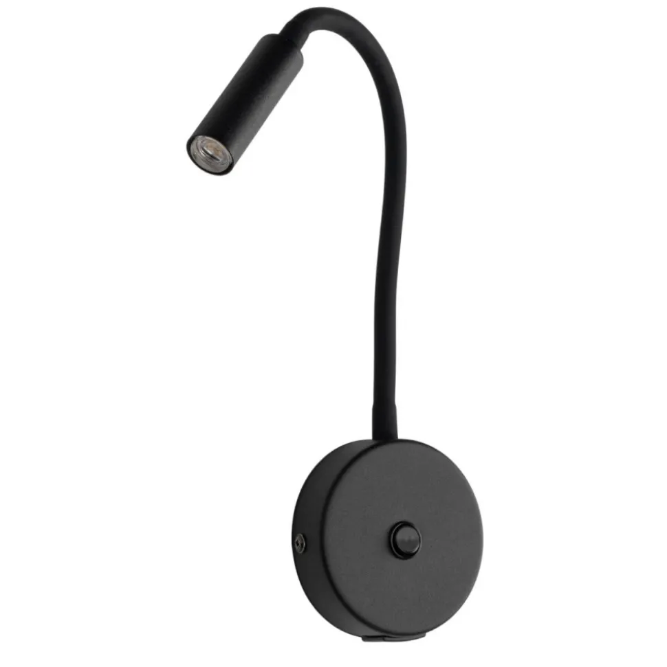 Kinkiet LAGOS czarny 1xG9 z wyłącznikiem i USB