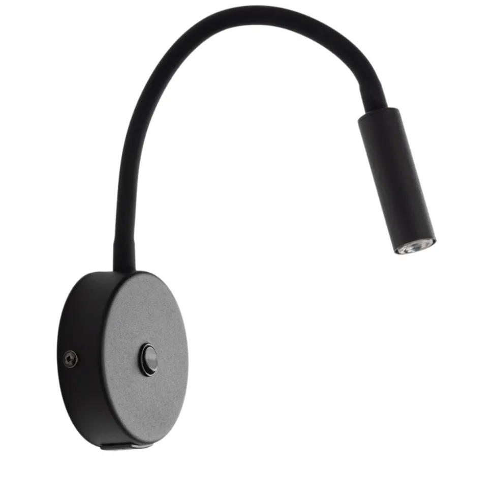 Kinkiet LAGOS czarny 1xG9 z wyłącznikiem i USB