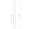 Kinkiet LASER 40cm biały 2xG9