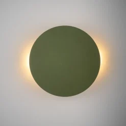 Kinkiet LUNA zielony 2xG9