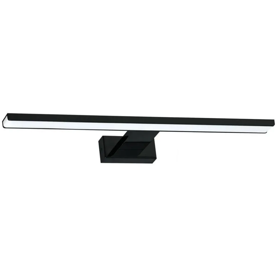 Kinkiet nad lustro SHINE czarny 60 LED