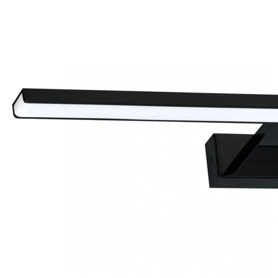 Kinkiet nad lustro SHINE czarny 60 LED
