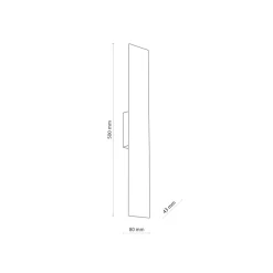 Kinkiet NAVI Biały 2xG9 50cm