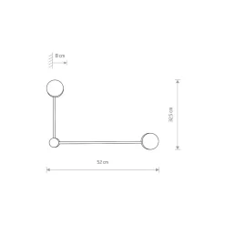 Kinkiet ORBIT P Biały 2xGX53