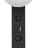 Kinkiet Regulowany VOX Czarny Biały Klosz 1xGU10 1xG9 2xUSB
