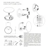 Kinkiet RING MIRROR Czarny 7W LED 3000K IP20 19cm