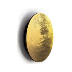 Kinkiet RING WOOD Złoty 10W LED 3000K IP20 25cm