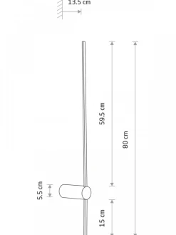 Kinkiet SABER LED M biały 11W 4000K