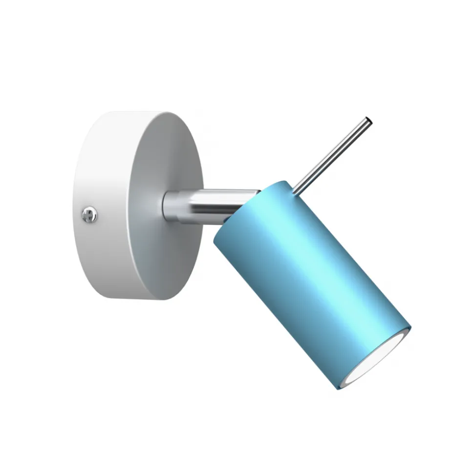 Kinkiet Spot PRESTON Biały Niebieski 1xmini GU10