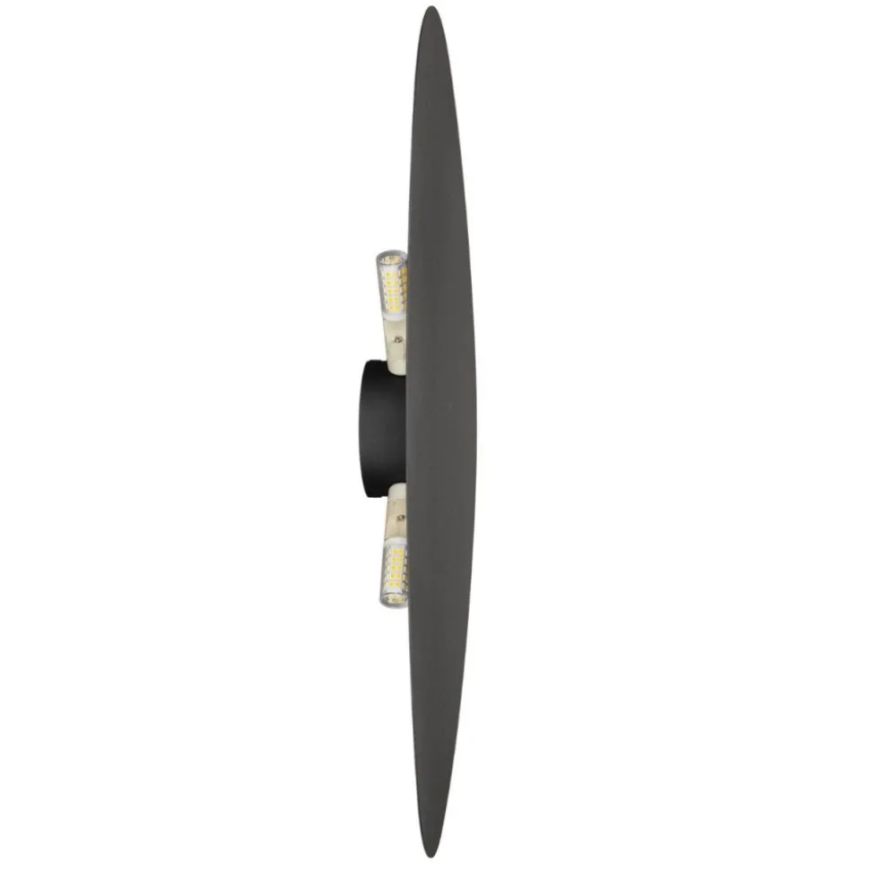 Kinkiet STONE czarny 3xG9