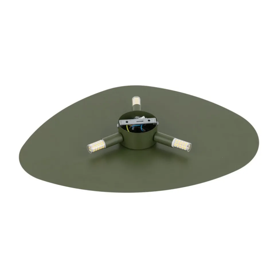 Kinkiet STONE zielony 3xG9
