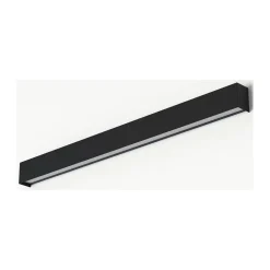 Kinkiet STRAIGHT Czarny 1xT8 16W LED 3000K 92cm