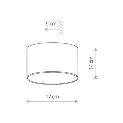 Kinkiet Zewnętrzny ELLIPSES Czarny 5W LED 3000K IP54