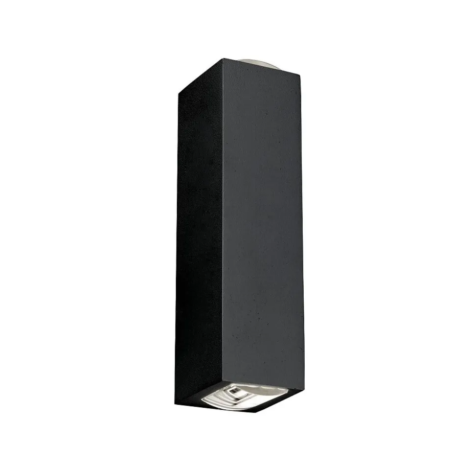 Kinkiet Zewnętrzny LENS Czarny 2W LED 3000K IP54