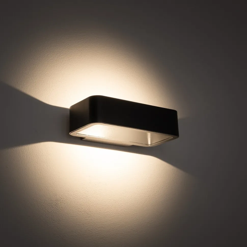 Kinkiet Zewnętrzny MUNO Czarny 6W LED 3000K IP54