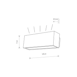 Kinkiet Zewnętrzny UNIT Czarny 5W LED 3000K IP54