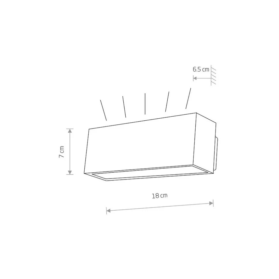 Kinkiet Zewnętrzny UNIT Czarny 5W LED 3000K IP54