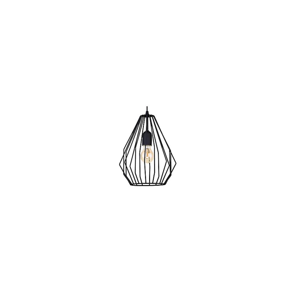 Kinkiet BRYLANT Czarny Metalowy Klosz Wtyczka 1xE27 * TK Lighting Sale