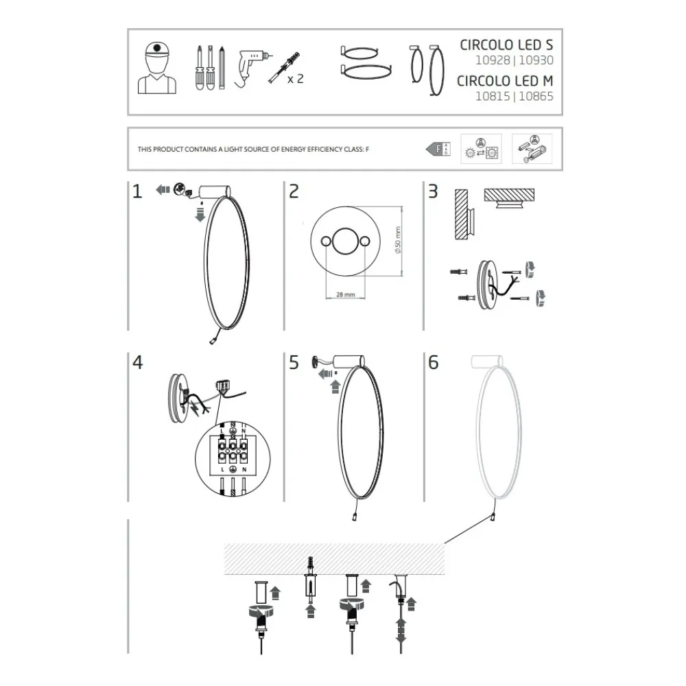 Kinkiet CIRCOLO Czarny 21W LED 3000K * Nowodvorski Online