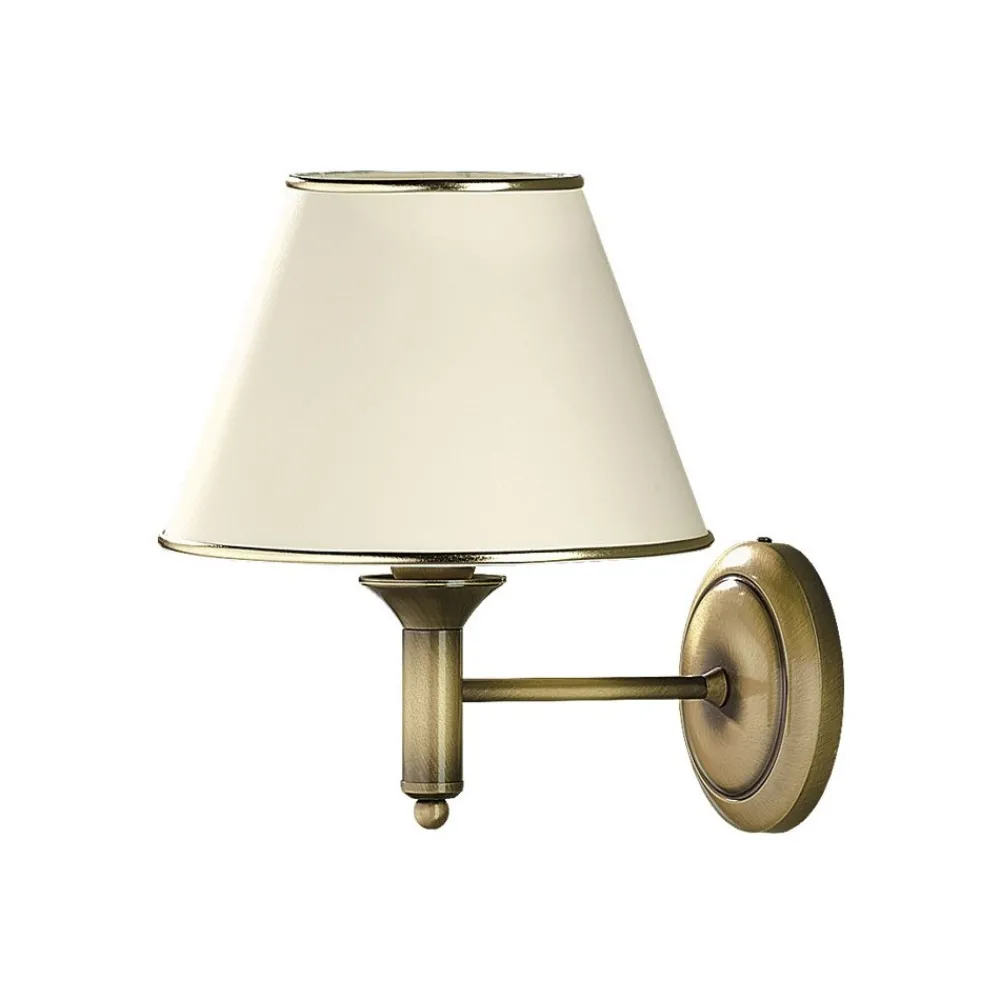 Kinkiet CLASSIC Patyna Ecru Abażur 1xE27 * Jupiter Outlet